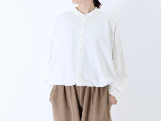 23AW｜B-10｜綿 ネル ブラウジング Blouse〈UNIQUE〉