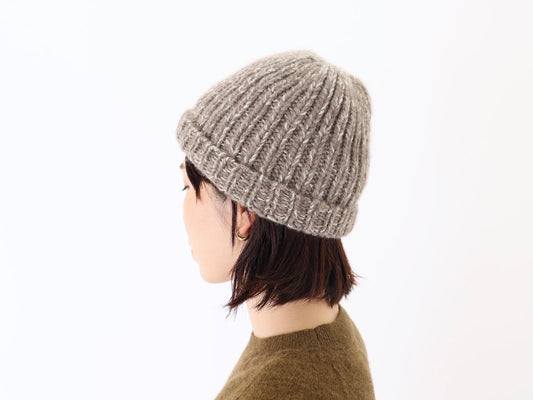 23AW｜HA-01｜ヤク×ウール ハンド Knitted Cap〈COZY〉