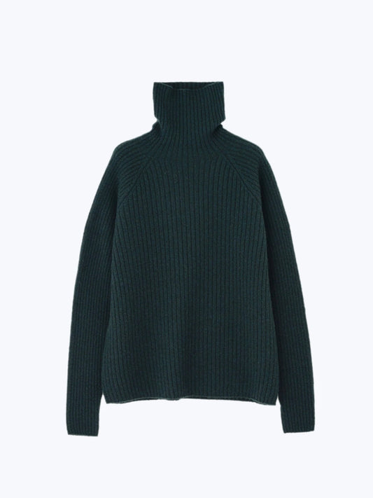 23AW｜K-05｜ヤク リブタートル Sweater〈COZY〉