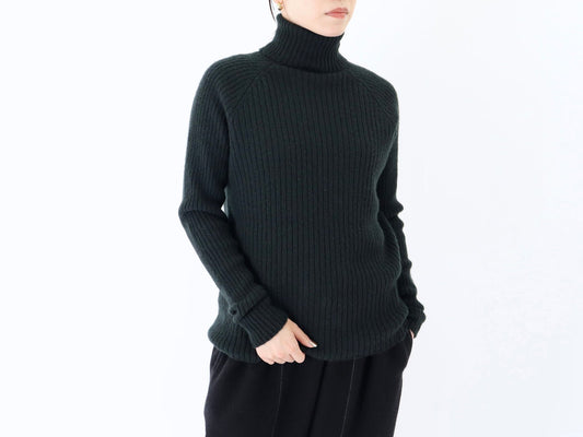 23AW｜K-05｜ヤク リブタートル Sweater〈COZY〉