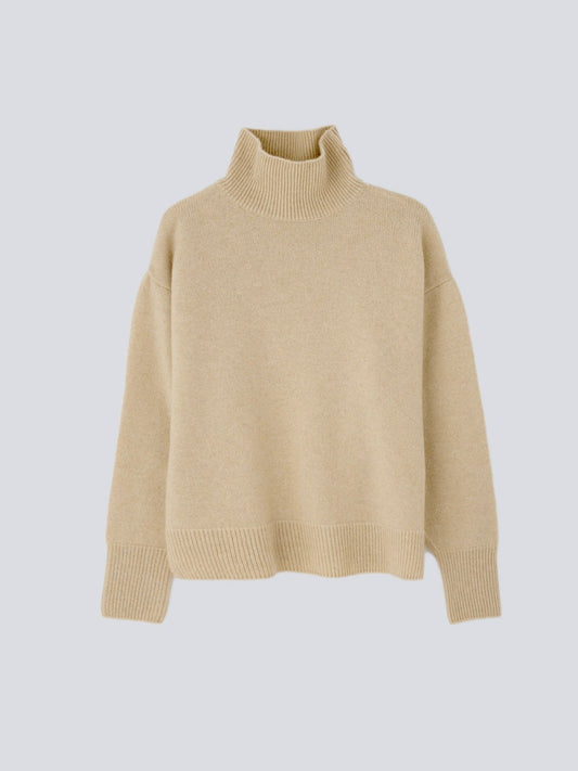 23AW｜K-09｜カシミヤ サイドスリット Sweater〈COZY〉