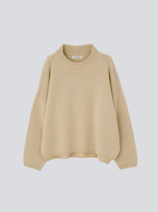 23AW｜K-10｜カシミヤ ワイド Sweater〈COZY〉