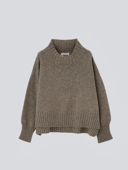 23AW｜K-14｜ヤク ショート丈ワイド Sweater〈COZY〉