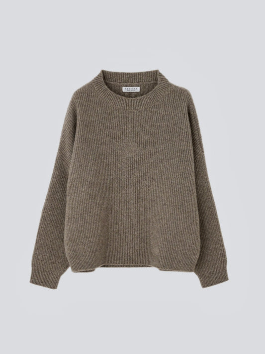 23AW｜K-15｜ヤク リブワイド Sweater〈COZY〉