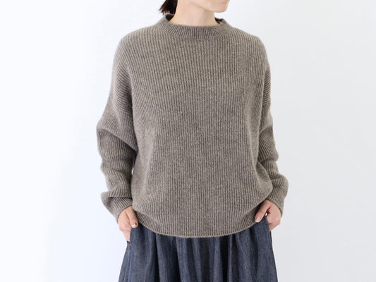 23AW｜K-15｜ヤク リブワイド Sweater〈COZY〉