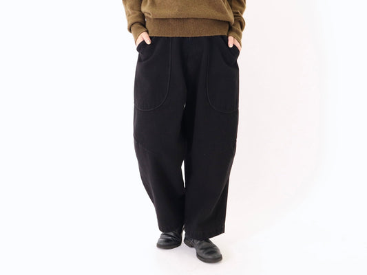 23AW｜P-07｜綿刺子織 ミリタリーポケット Pants〈UNIQUE〉