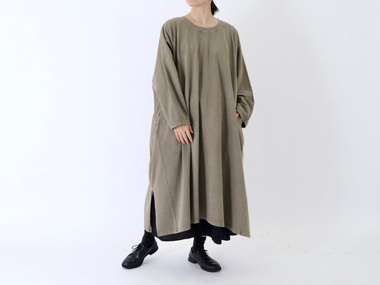 23AW｜T-03｜綿 ワイドトレーナー dress〈COZY〉