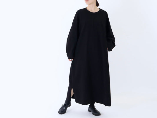 23AW｜T-11｜綿 バルーン Cut and sew Dress〈UNIQUE〉
